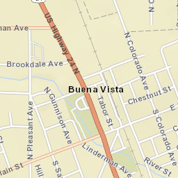 Buena Vista Street Map