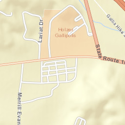 Mills Village Ohio Street Map