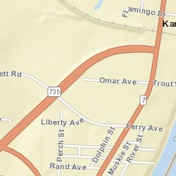 Kanauga Ohio Street Map