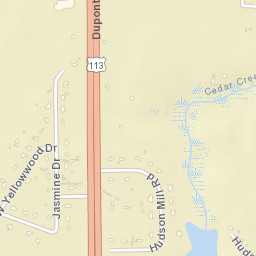 Hudson Pond Acres Delaware Street Map