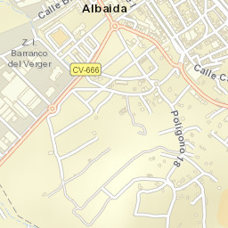 Benissoda Street Map