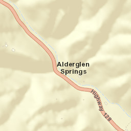 Alderglen Springs California Street Map