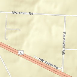 U.S. 50, Centerview, MO 64019, USA Street Map