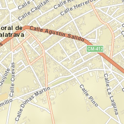 Moral de Calatrava Street Map