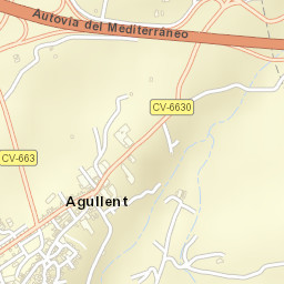 Agullent Street Map