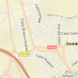Ondara Street Map