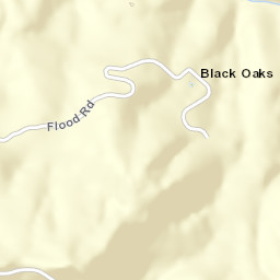 Black Oaks California Street Map
