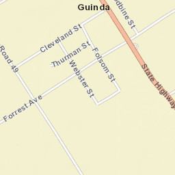 Guinda California Street Map