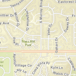 4070 Lacy Lane Colorado Springs CO Street Map