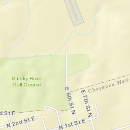 199 E 5th St N Cheyenne Wells, Colorado Street Map