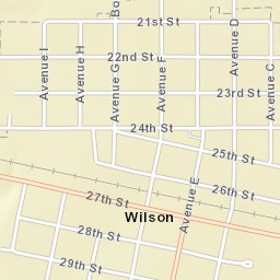 Avenue East, Wilson, KS 67490, USA Street Map