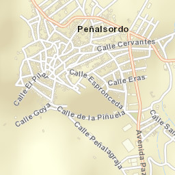 Peñalsordo Street Map