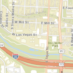 S Cascade Ave Street Map