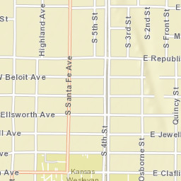 1110-1198 South 9th Street, Salina, KS Street Map