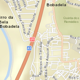 Bobadela Street Map