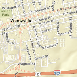 801-813 East Pitman Avenue Wentzville MO Street Map