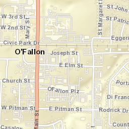 13 North Main Street, O'Fallon, MO 63366 Street Map
