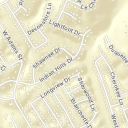 709-711 Longview Drive Saint Charles Street Map