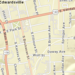 104 South Buchanan Street Edwardsville IL Street Map