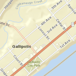 Hedgewood Ohio Street Map