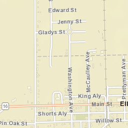 Ellendale Delaware Street Map