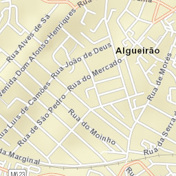 Algueirão Street Map