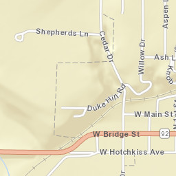 100 East Bridge Street, Hotchkiss, CO 81419 Street Map