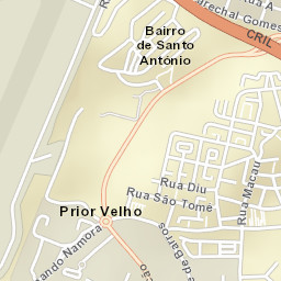 Prior Velho Street Map