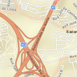 Sacavém Street Map