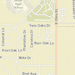 2627 Colonial Ln Salina Kansas Street Map