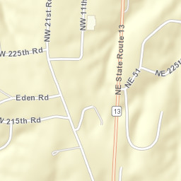232-234 Northwest 21 Road, Warrensburg Street Map