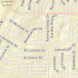 1360 Bluefield Drive Florissant MO 63033 Street Map