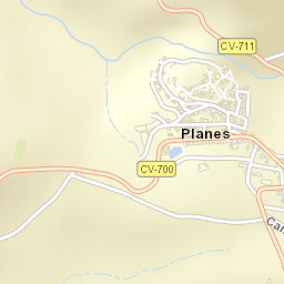 Planes Street Map