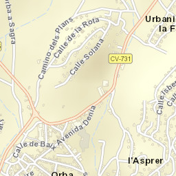 Orba Street Map