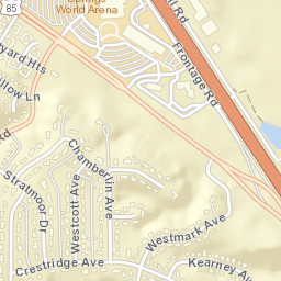 Stratmoor Hills Colorado Street Map