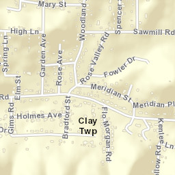 Rosemount Ohio Street Map