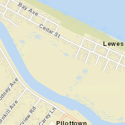 Lewes Beach Delaware Street Map