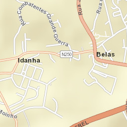 Belas Street Map