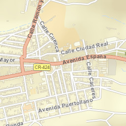 Almadén Street Map