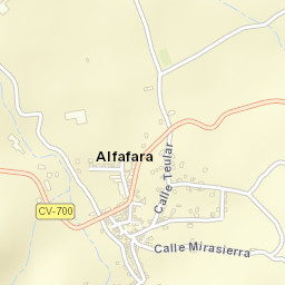 Alfafara Street Map