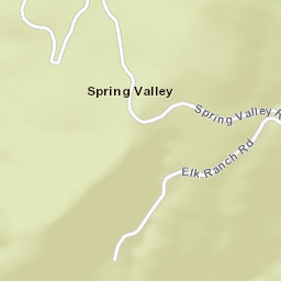Spring Valley California Street Map
