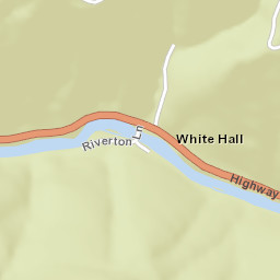 White Hall California Street Map