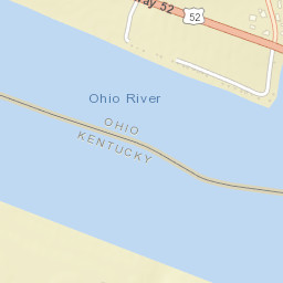 Rural Ohio Street Map