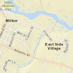 Milton Delaware Street Map