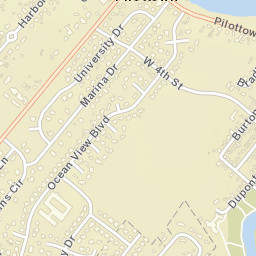 Pilottown Delaware Street Map