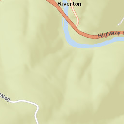 Riverton California Street Map