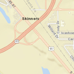 Skinners Colorado Street Map
