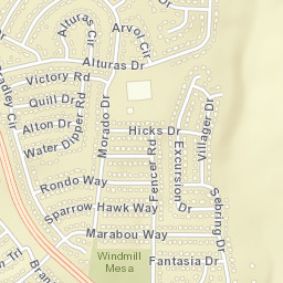 Alturas Dr Street Map
