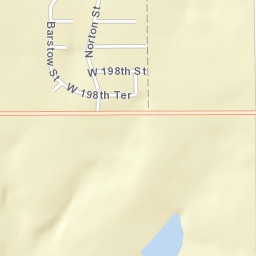 17508-17796 West 199th Street, Spring Hill Street Map