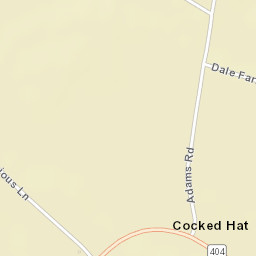 Cocked Hat Delaware Street Map